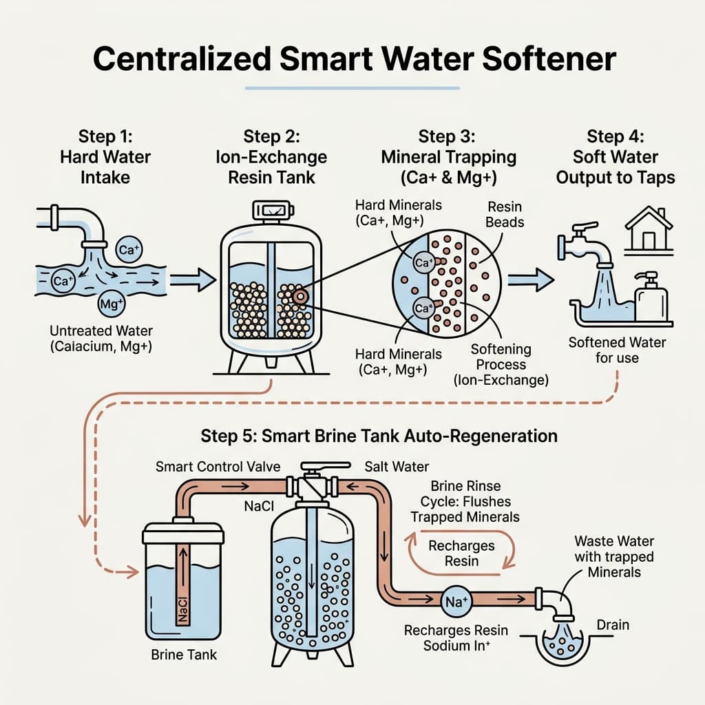 Water Softener Process Flow Diagram